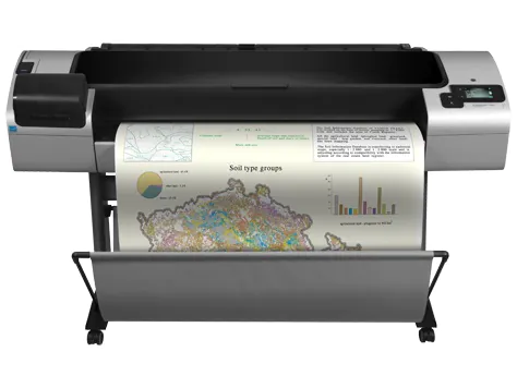 Plotter Impressora HP DesignJet T1300 PostScript, 1.118 mm 44" polegadas, Mobile Printing,ePrint & Share,Servidor Web,imprime pen drive,usb,2 rolos automáticos,folha solta,bandeja mídia,cortador,6 cartuchos,Até 2400 x 1200 dpi,CAD e GIS,Gigabit Eth CR652A-0