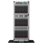 Servidor HP ProLiant ML350 Gen10 P11051-001 1 processador 4210 10 core 20 thread Xeon Silver 4210 2.10GHz até 2, HPE iLO, 16 GB DDR4-2933 até 3tb, SEM DISCOS Baia 8 SFF Hot Plug até 24 Máximo 168TB, 4 rj45 1gb, S100i 1x800W 3 anos-696