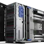 Servidor HP ProLiant ML350 Gen10 P11051-001 1 processador 4210 10 core 20 thread Xeon Silver 4210 2.10GHz até 2, HPE iLO, 16 GB DDR4-2933 até 3tb, SEM DISCOS Baia 8 SFF Hot Plug até 24 Máximo 168TB, 4 rj45 1gb, S100i 1x800W 3 anos-0