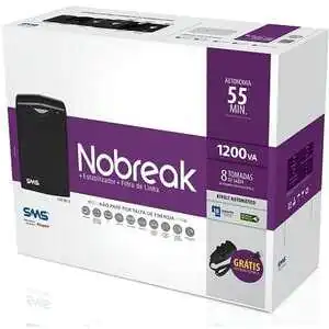 Nobreak sms 1200 VA Station II ST1200S MONO115/6 saída 115V 27393-0
