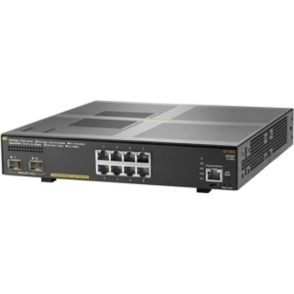 Switch Aruba hpe 2930F JL258A 8 portas 10/ 100/ 1000 8G PoE + 2SFP + JL258A, camada 3, uplink sim, porta stack não ,até 370 W PoE +,QOS Uplinks de 10 GbE, PoE +, QoS robusto e roteamento RIP VLAN-0