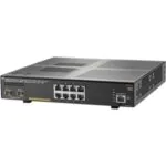 Switch Aruba hpe 2930F JL258A 8 portas 10/ 100/ 1000 8G PoE + 2SFP + JL258A, camada 3, uplink sim, porta stack não ,até 370 W PoE +,QOS Uplinks de 10 GbE, PoE +, QoS robusto e roteamento RIP VLAN-0