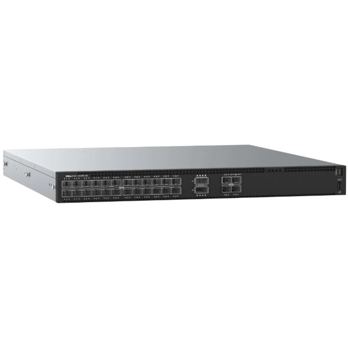 SWITCH DELL S4128F EMC S-Series 210-ALSZ-BNJB Gerenciado L2/L3 1U 28 portas x 10GbE SFP+, 2 x QSFP28, IO to PSU, 2 PSU, OS 10 S4128F-ON-498