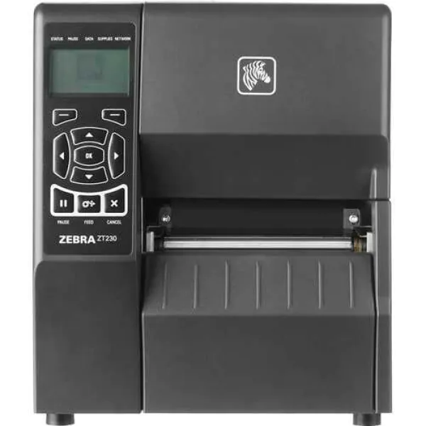 impressora térmica de etiquetas zebra ZT230 USB serial wi-fi ethernet grande transferência imprime label adesivas codigo de barras todas as especificações ótimo preço e valor ZT23042-T0AC00FZ