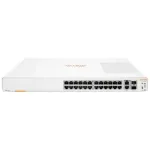 JL806A Switch HP Aruba networks Instant On 24 portas RJ-45 10/100/1000, 2 portas SFP+ 10 GbE, 2 portas 10GBASE-T gerenciavel empilhável