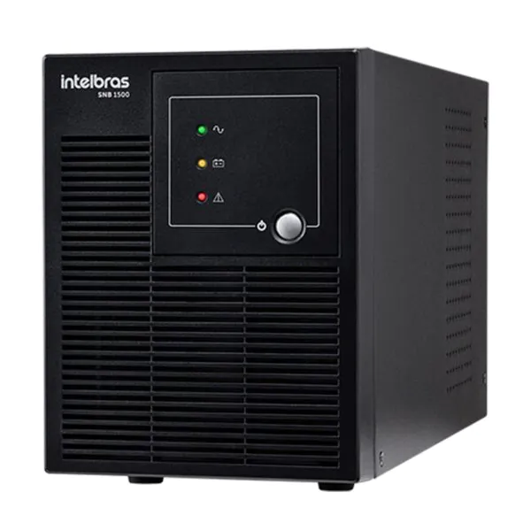 No-break Intellbras, modelo 600VA, com indicadores LED de status.