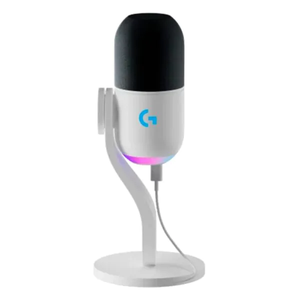 Microfone Logitech G Yeti GX Branco USB - 988-000575