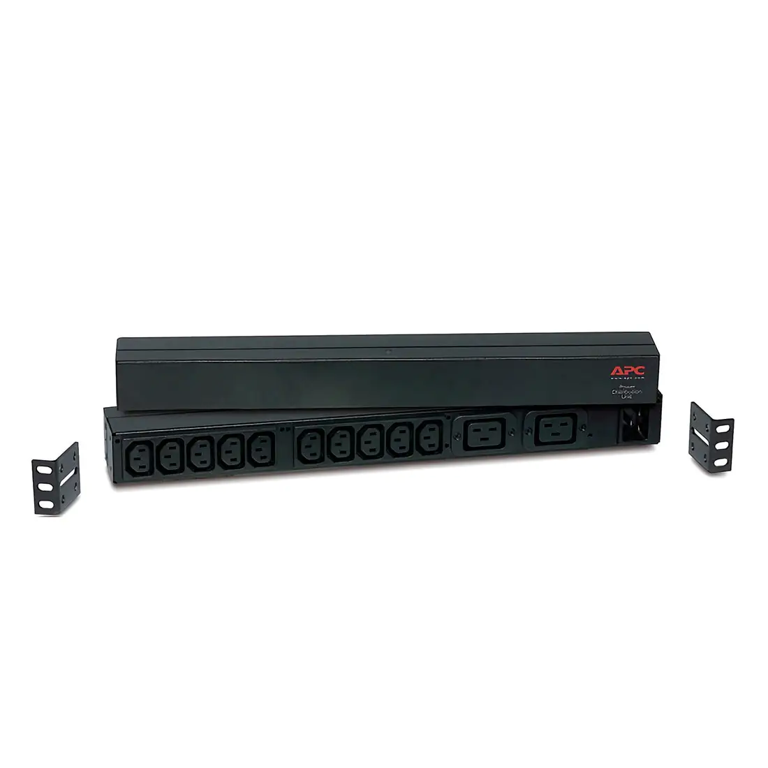 ap9559.jpg Barramento de energia APC, modelo PDU, com múltiplas tomadas e montagem em rack.