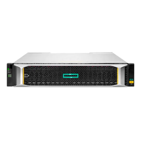 Servidor HPE ProLiant DL380 Gen10, design robusto com múltiplas portas de conexão.