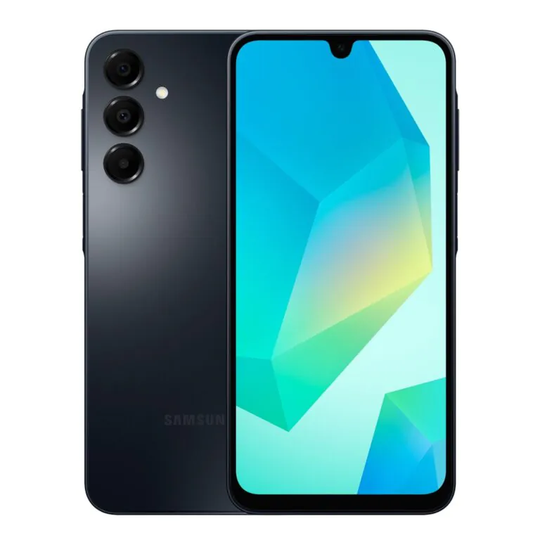 Smartphone Samsung Galaxy A14 com tela grande e design moderno.